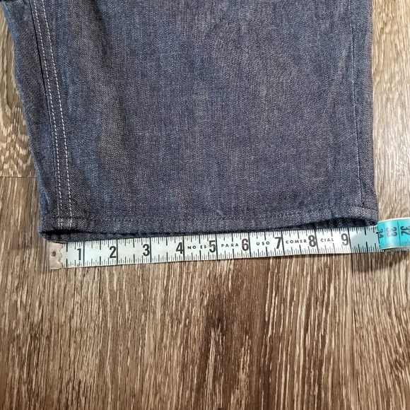 Gap Blue Denim Minimalist Pleated Drawstring Jean Jhort Shorts NWT Size Small - Picture 15 of 15